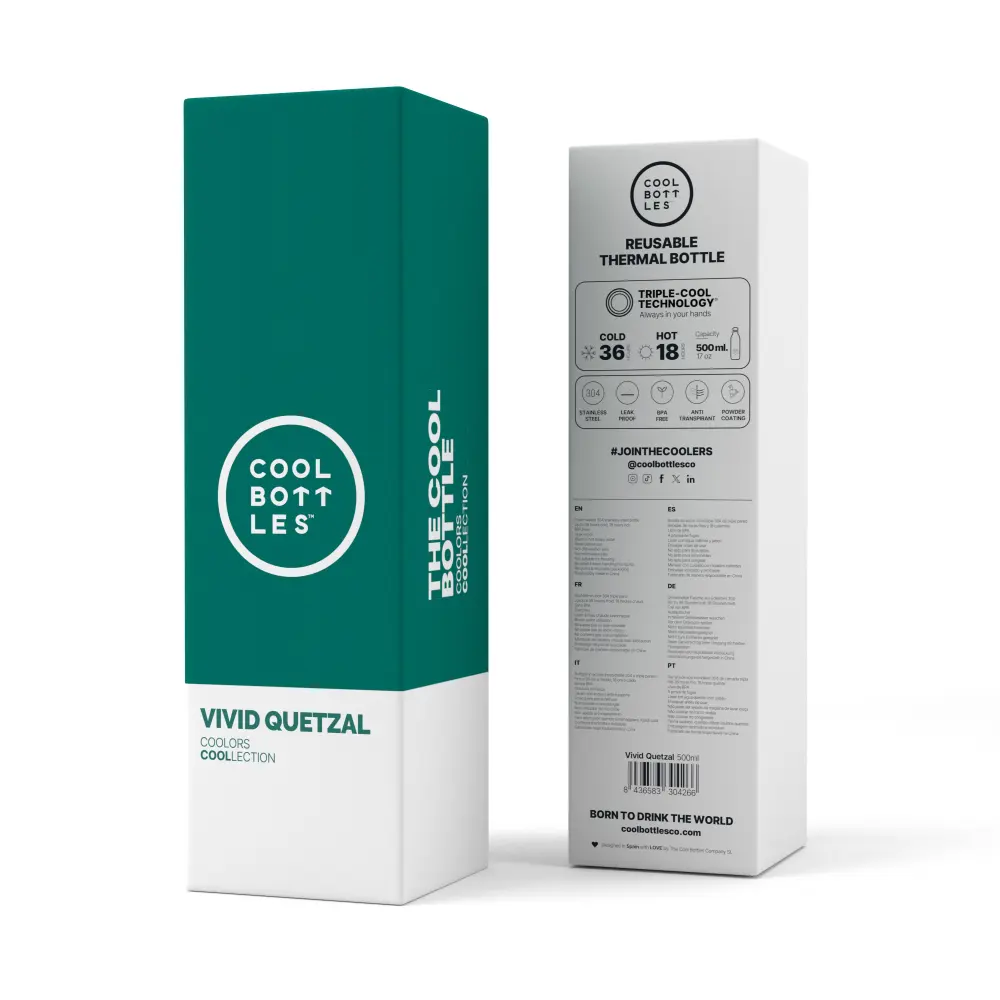 Butelka Coolors 500ml Vivid Quetzal - obrazek 2