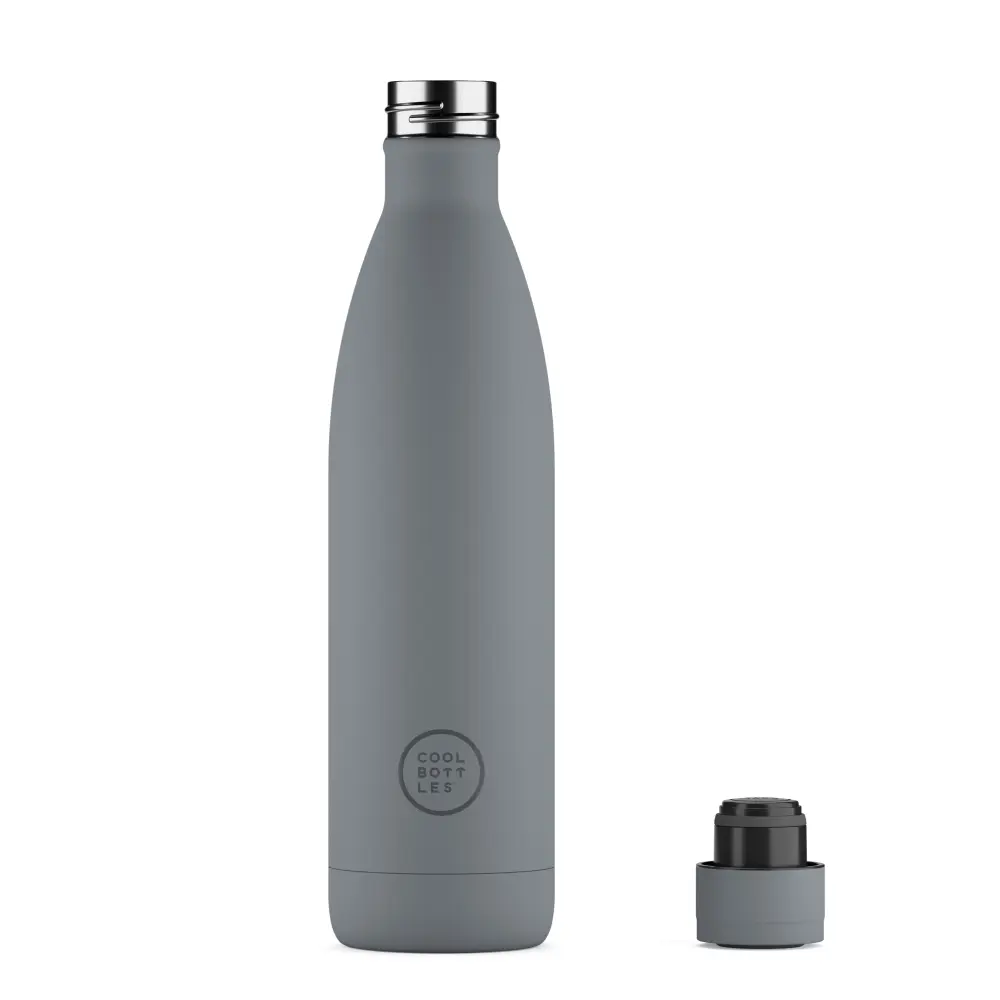 Butelka Coolors 750ml Pastel Grey - obrazek 3