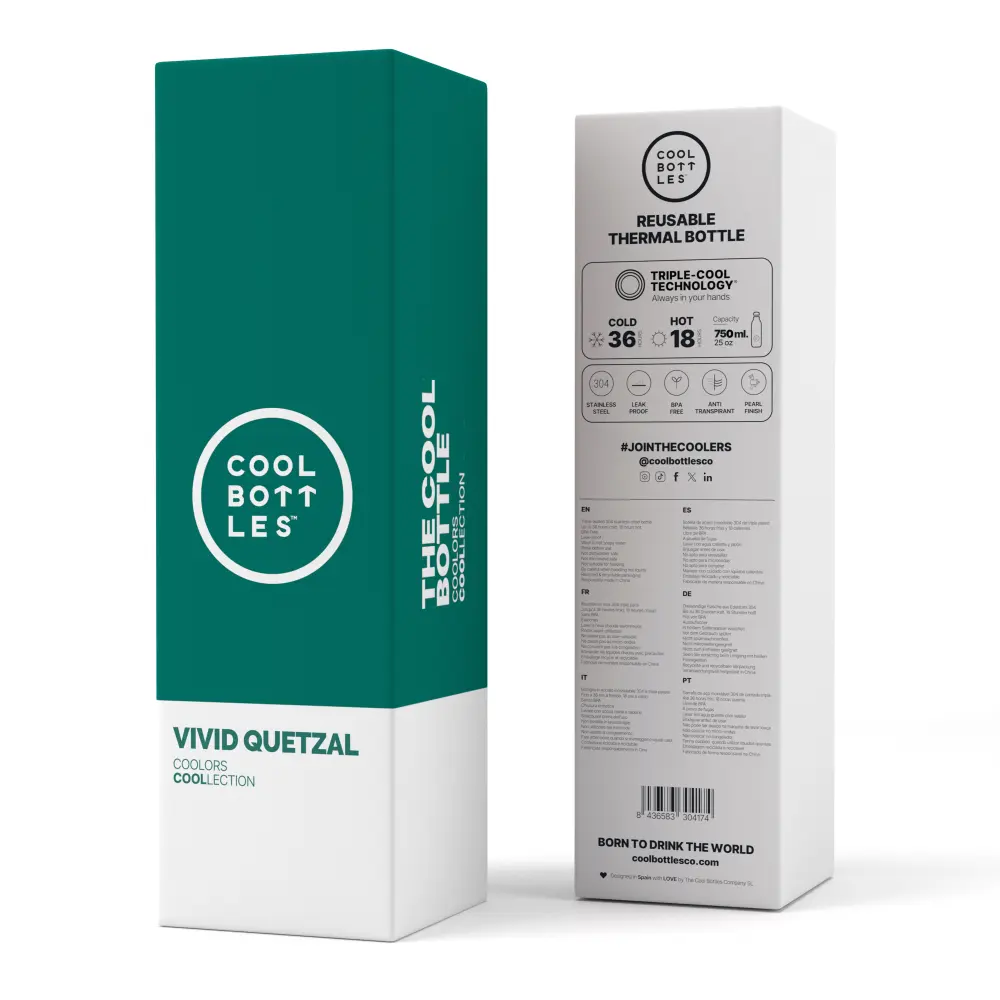 Butelka Coolors 750ml Vivid Quetzal - obrazek 2