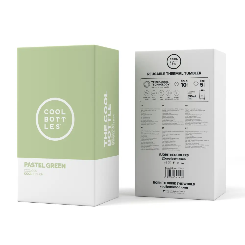 Kubek Tumblers Coolors 550ml Pastel Green - obrazek 6