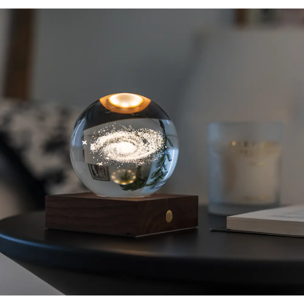 Lampa Amber Crystal 3D laser / Kolekcja kosmiczna: Galaktyka - obrazek 6