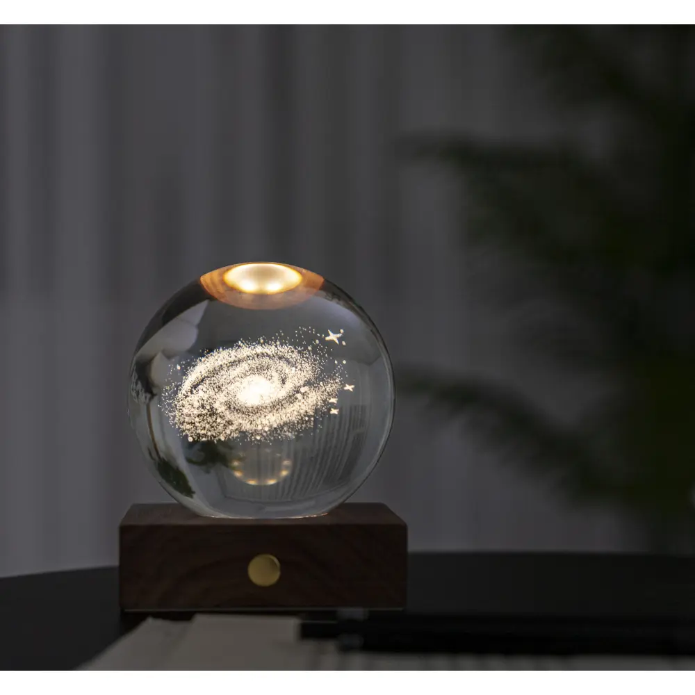 Lampa Amber Crystal 3D laser / Kolekcja kosmiczna: Galaktyka - obrazek 4