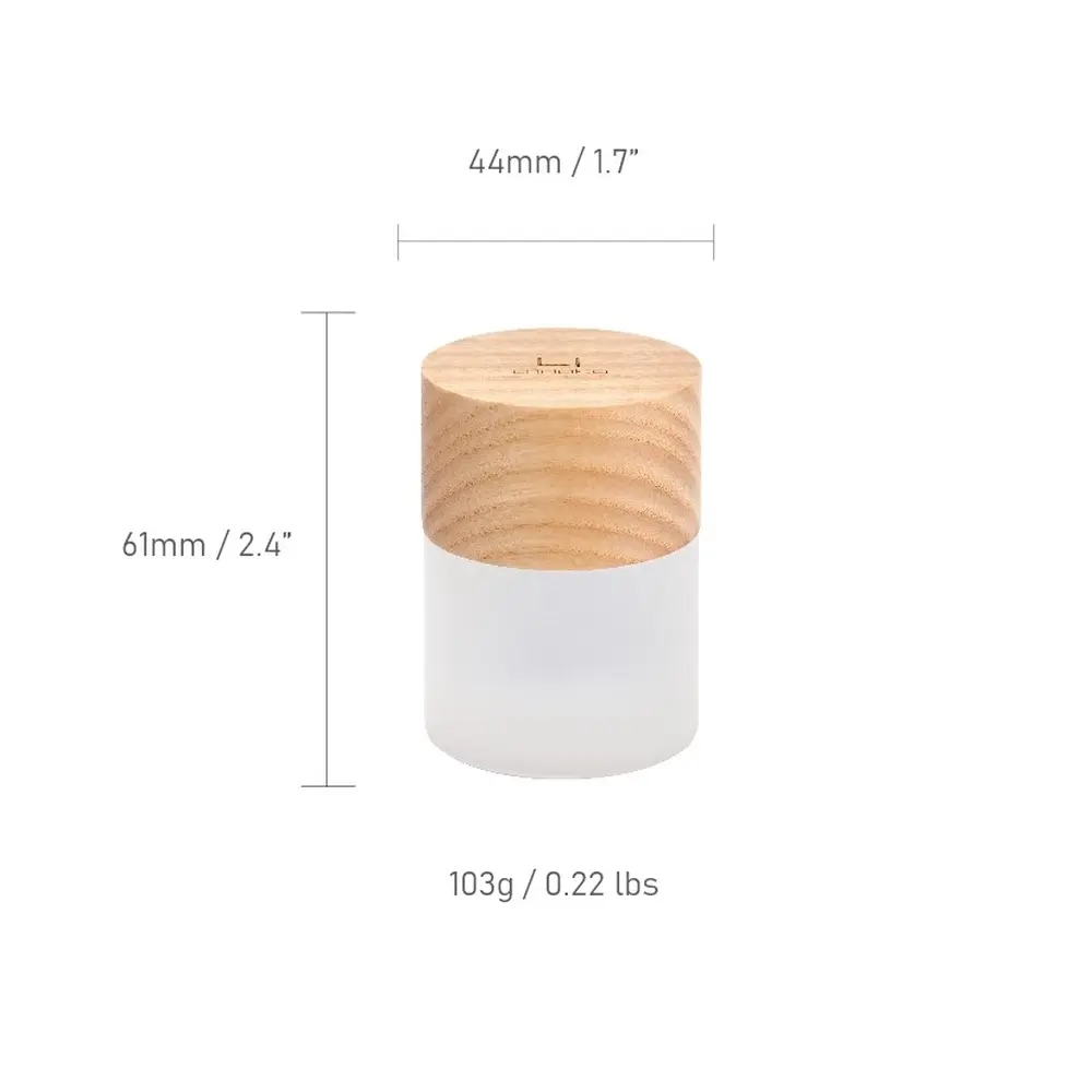 Lampa Lemelia MINI Natural White Ash Wood - obrazek 2