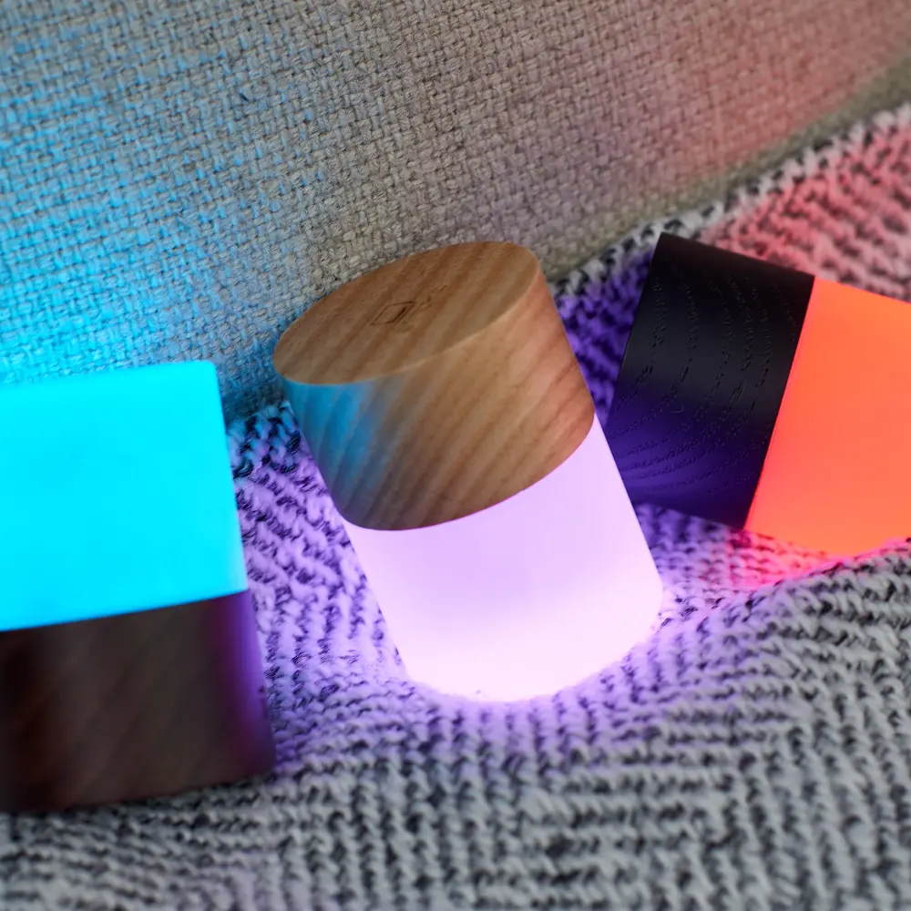 Lampa Lemelia MINI Natural Walnut Wood - obrazek 4