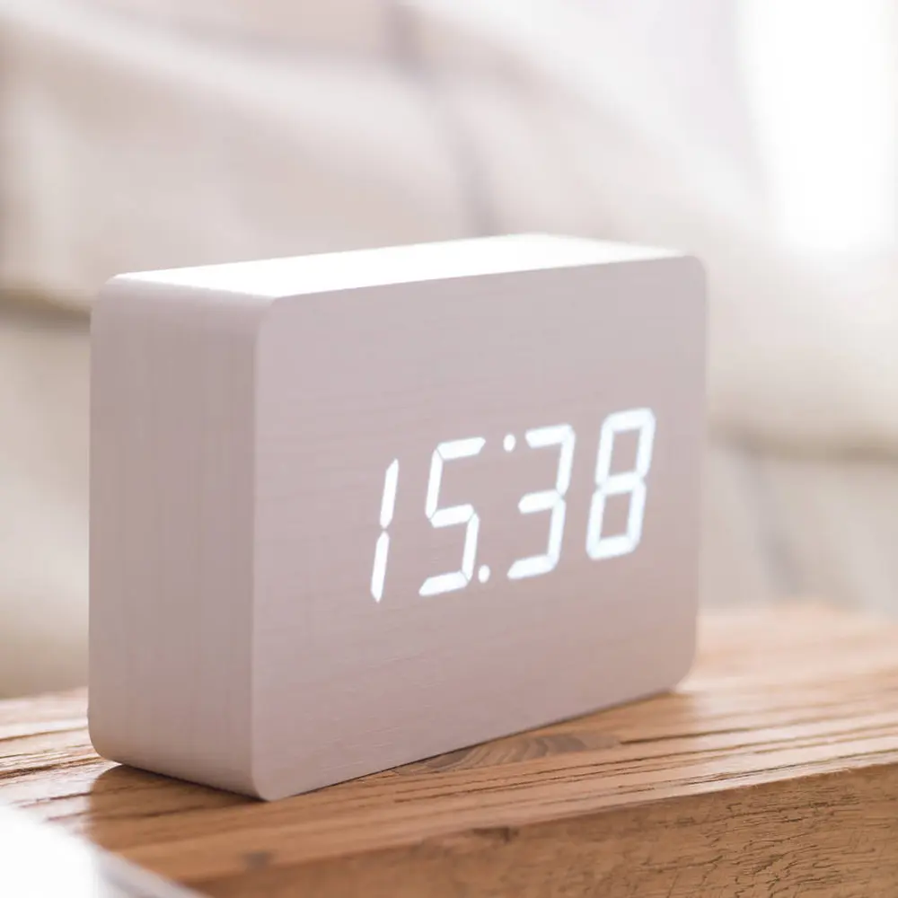 Budzik Brick Click LED Biały - obrazek 6