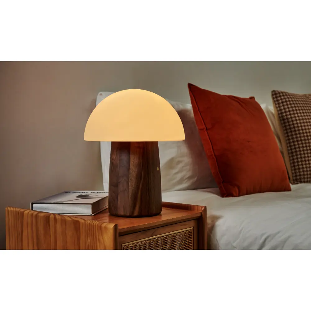 Duża Lampa Alice Mushroom White Ash Wood - obrazek 7