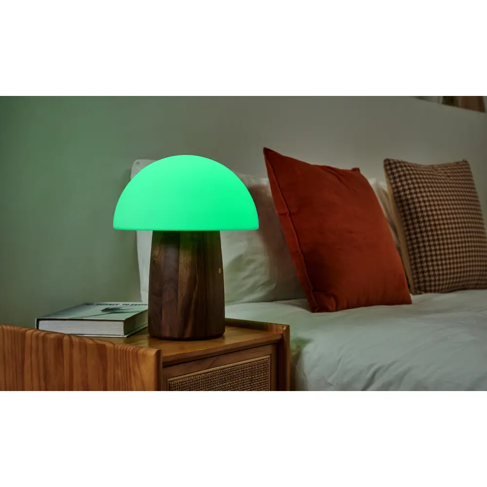Duża Lampa Alice Mushroom White Ash Wood - obrazek 6