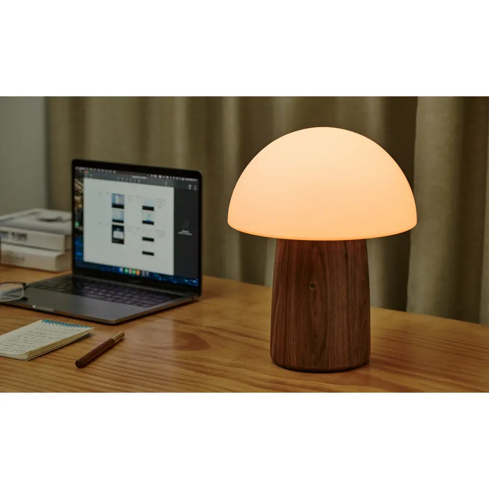 Duża Lampa Alice Mushroom White Ash Wood - obrazek 5