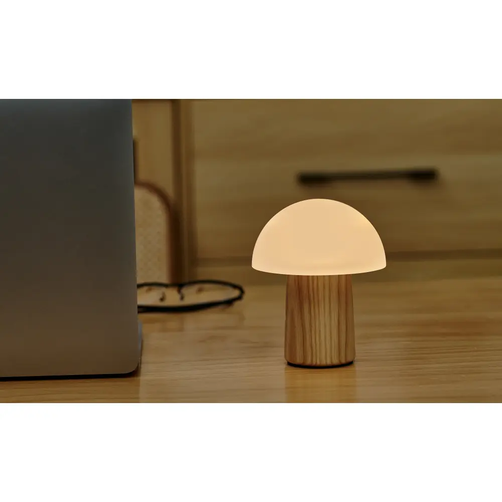 Lampa Alice Mushroom Mini White Ash Wood - obrazek 7