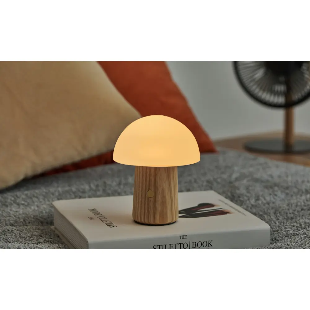 Lampa Alice Mushroom Mini White Ash Wood - obrazek 8