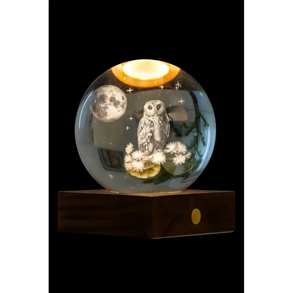 Gingko Amber Light- Owl the Moon Design (1)