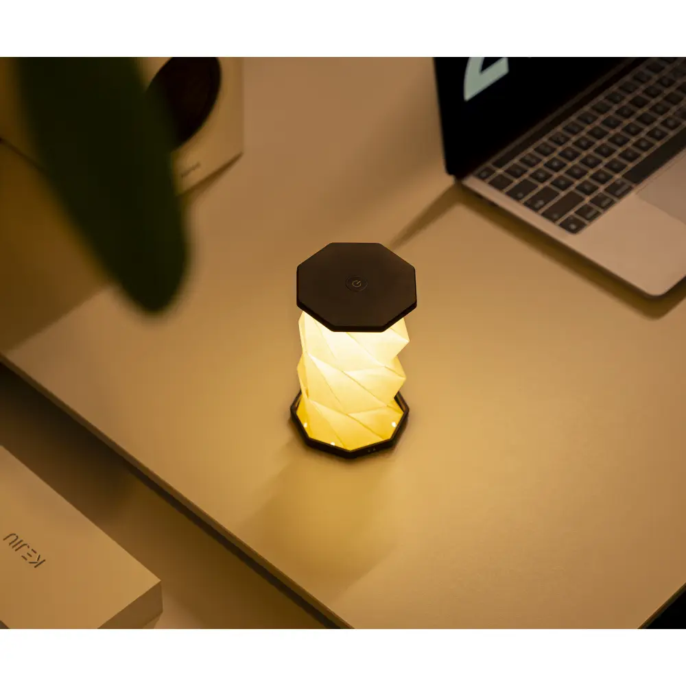 Mini lampa Twist Hexagon Slate Black - obrazek 6