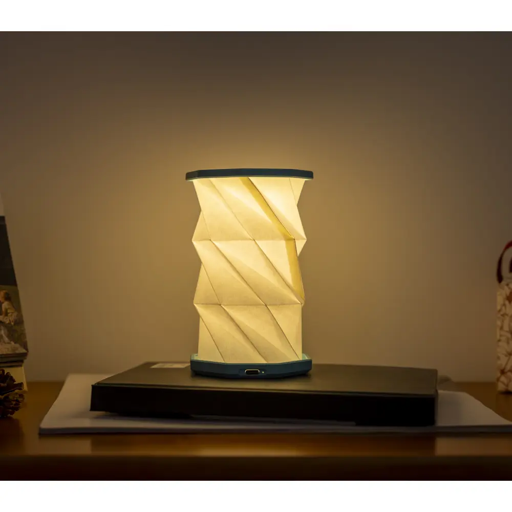 Mini lampa Twist Hexagon Lagoon Teal - obrazek 5
