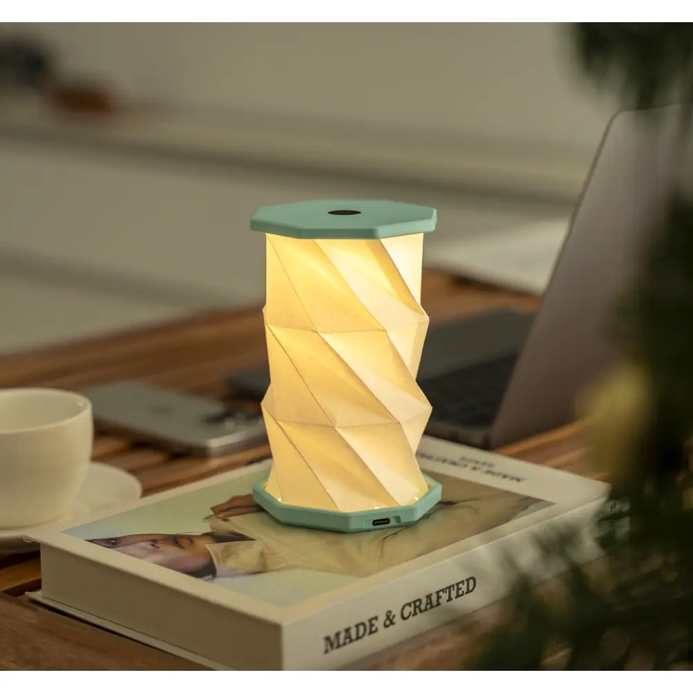 Mini lampa Twist Hexagon Lagoon Teal - obrazek 8