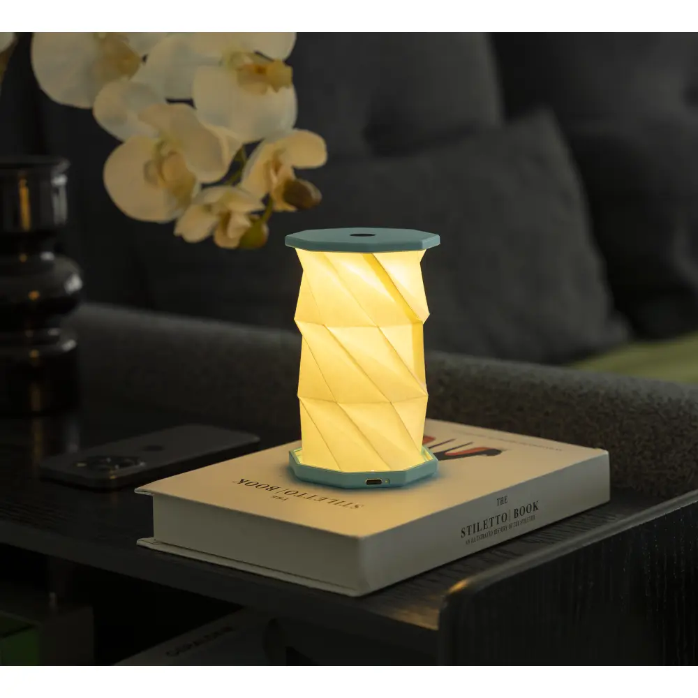 Mini lampa Twist Hexagon Lagoon Teal - obrazek 11