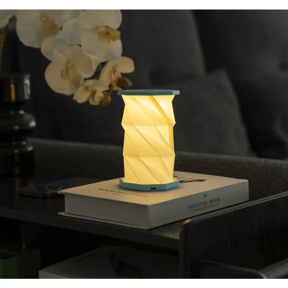 Mini lampa Twist Hexagon Lagoon Teal - obrazek 12