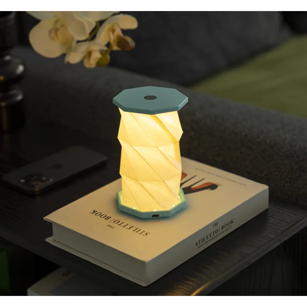 Mini lampa Twist Hexagon Lagoon Teal - obrazek 13