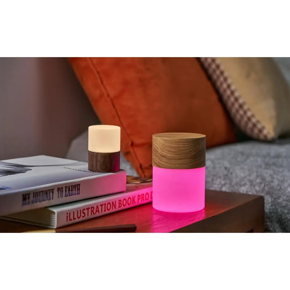Duża Lampa Lemelia Natural Walnut Wood - obrazek 4