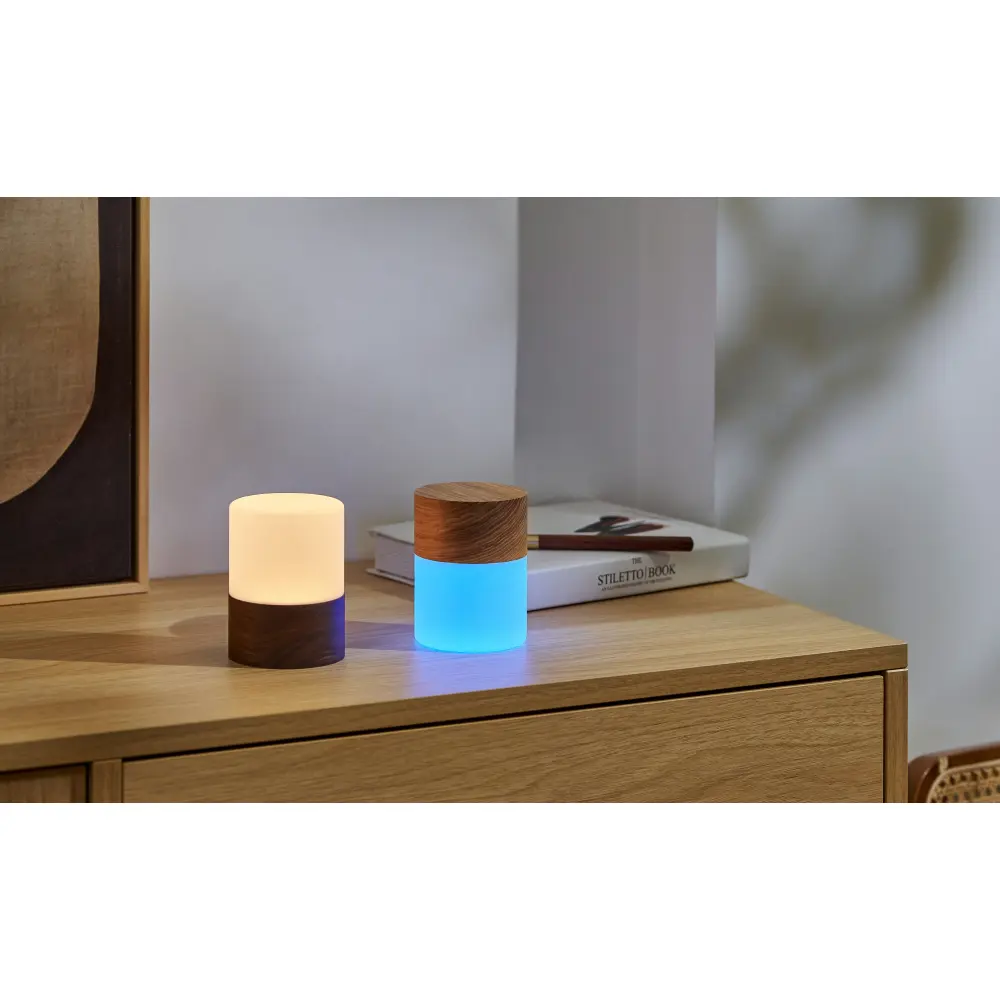 Duża Lampa Lemelia Natural Walnut Wood - obrazek 9