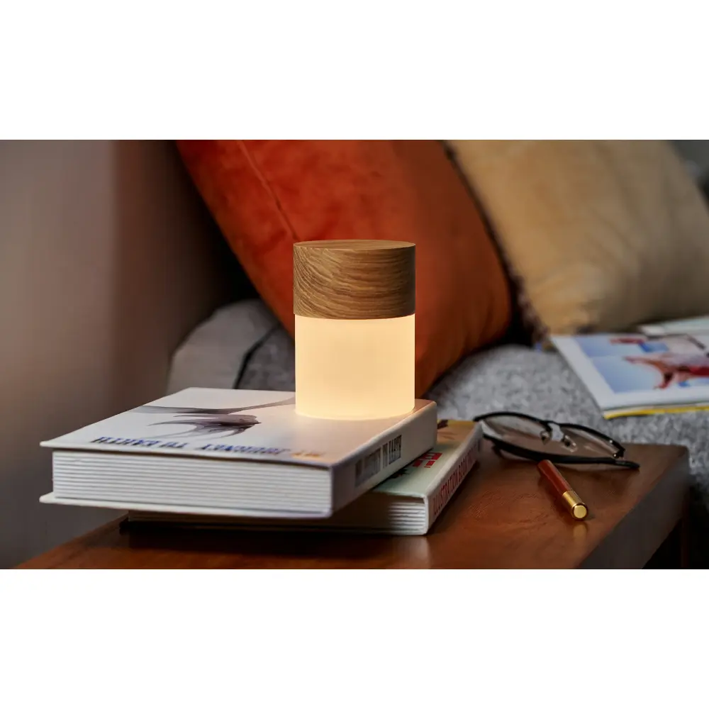 Duża Lampa Lemelia Natural Walnut Wood - obrazek 15