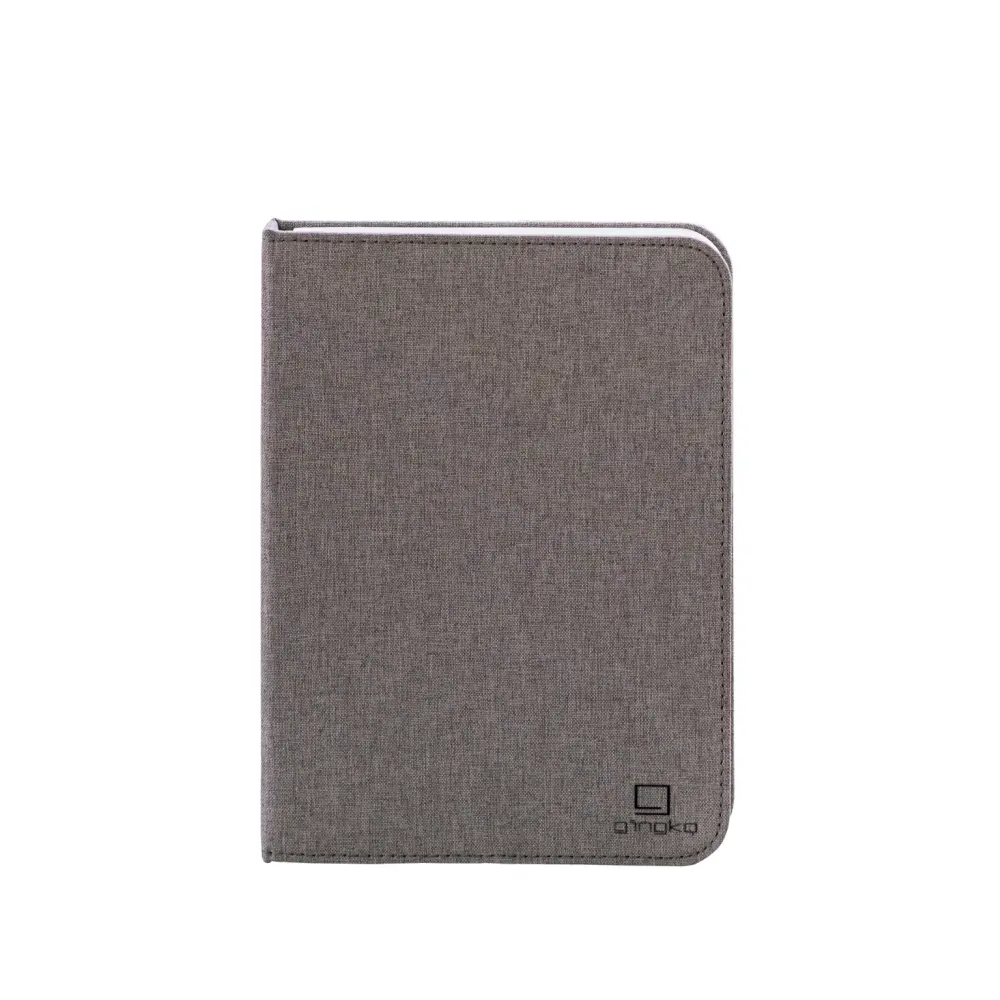 Mini Lampa książka Smart Book Urban Grey - wykończenie tkaniną