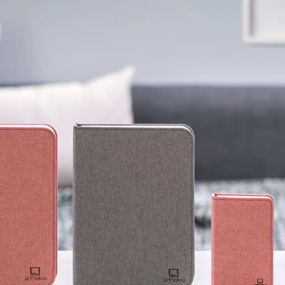 Mini Lampa książka Smart Book Urban Grey - wykończenie tkaniną - obrazek 12