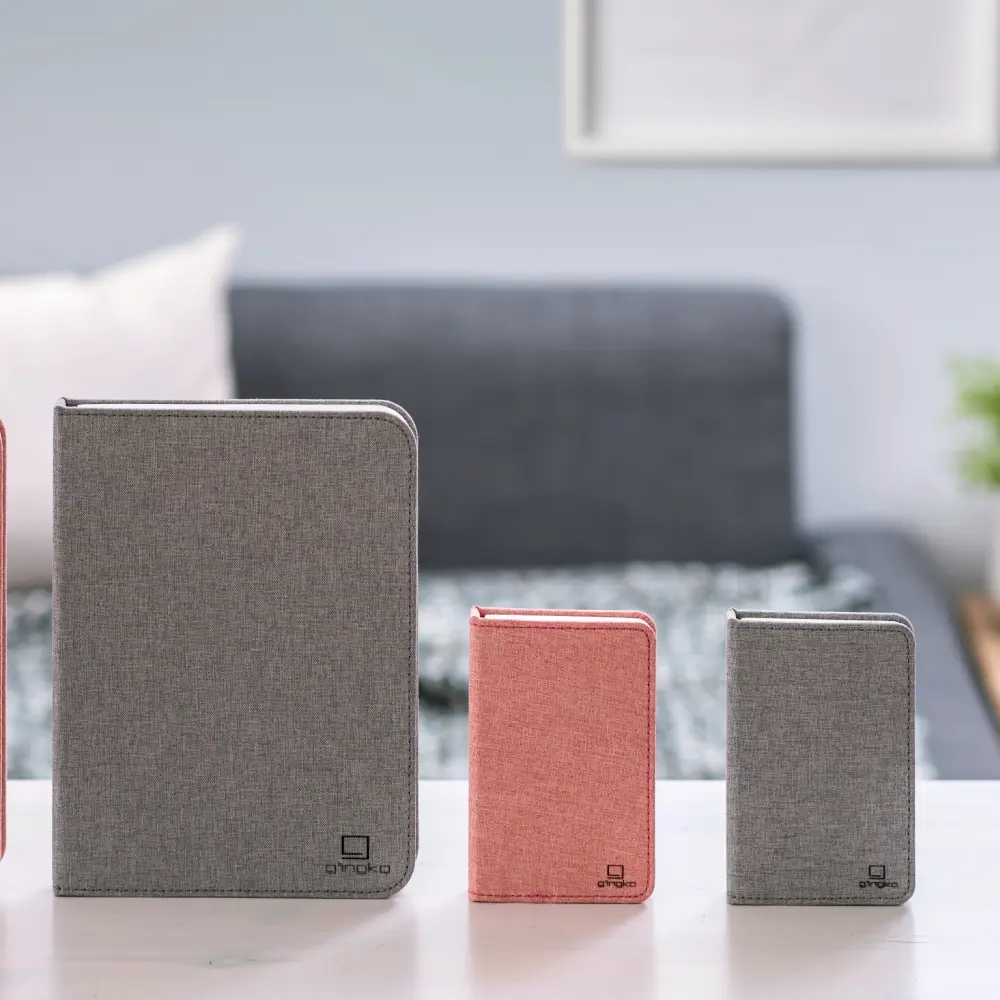 Mini Lampa książka Smart Book Blush Pink - wykończenie tkaniną - obrazek 9