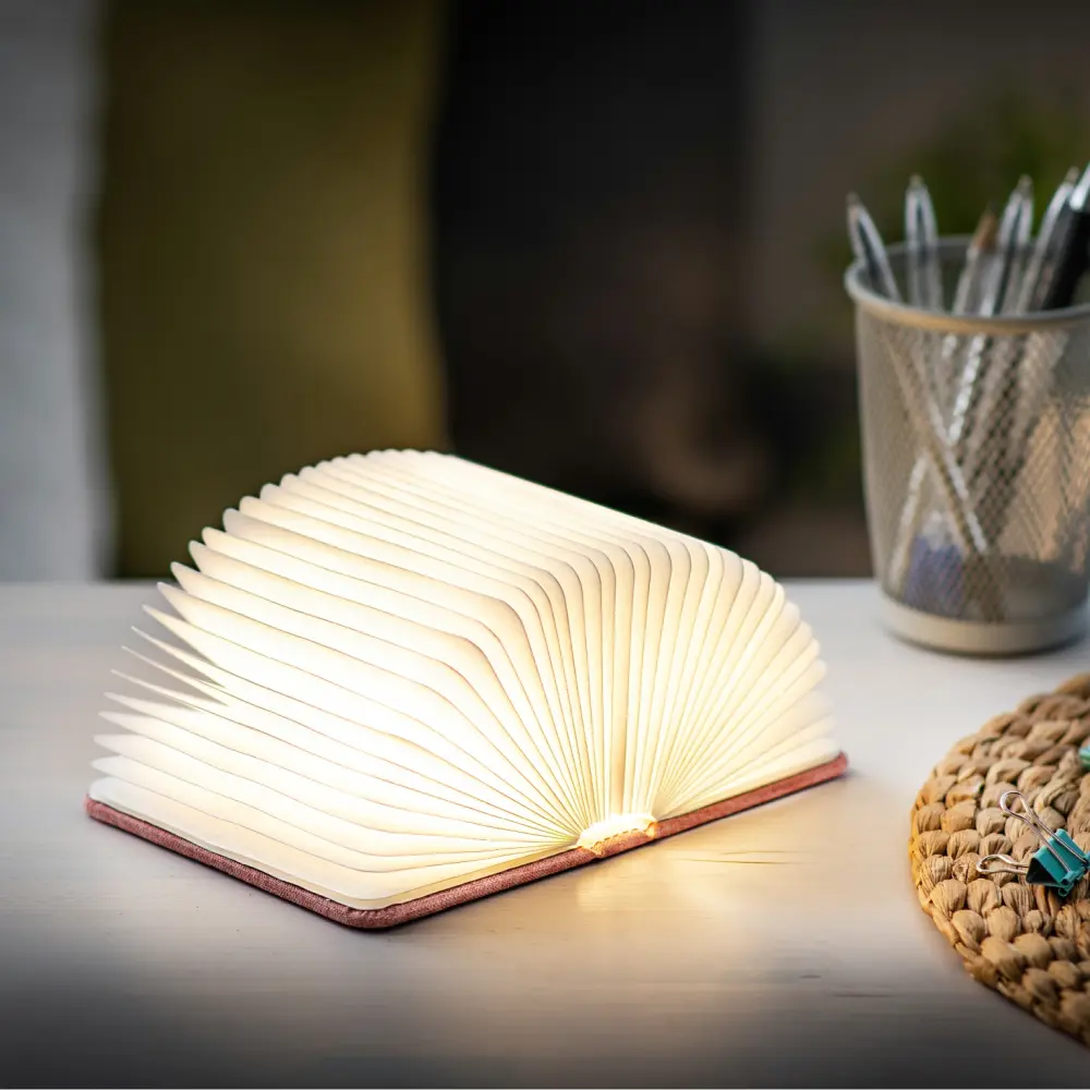 Mini Lampa książka Smart Book Harmony Orange - wykończenie tkaniną - obrazek 7