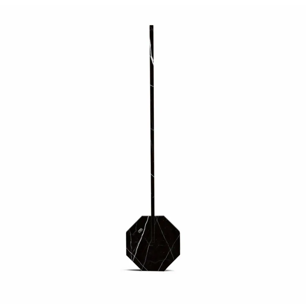 Octagon One przenośna lampa biurkowa. Czarny marmur - obrazek 2