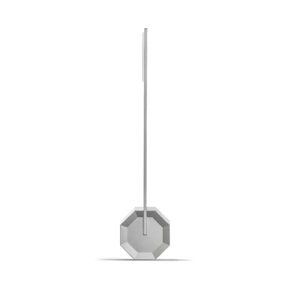 Octagon One przenośna lampa biurkowa. Aluminium - obrazek 5