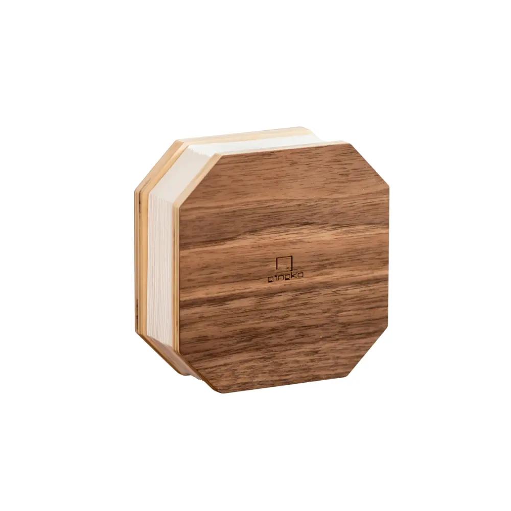 Inteligentna lampa akordeonowa Natural Walnut Wood - obrazek 4