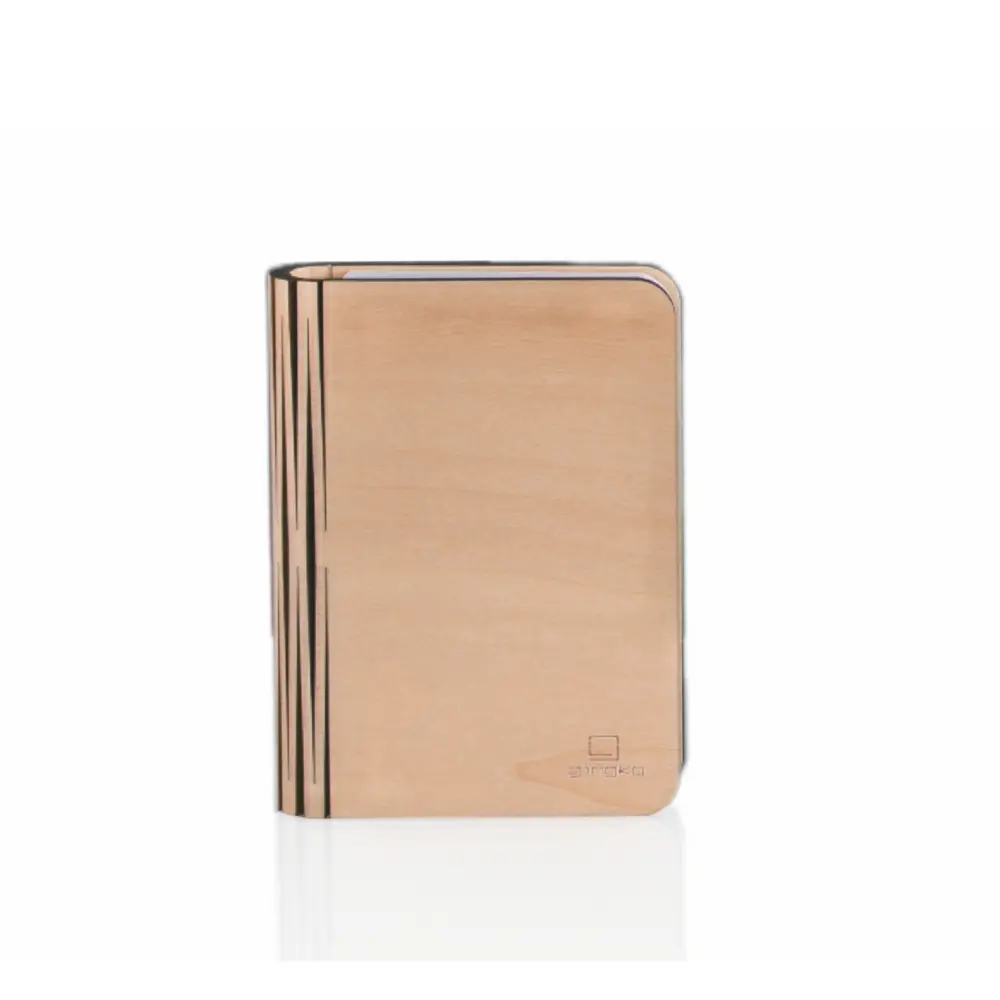 Mini Lampa książka Smart Book Maple - wykończenie naturalne drewno