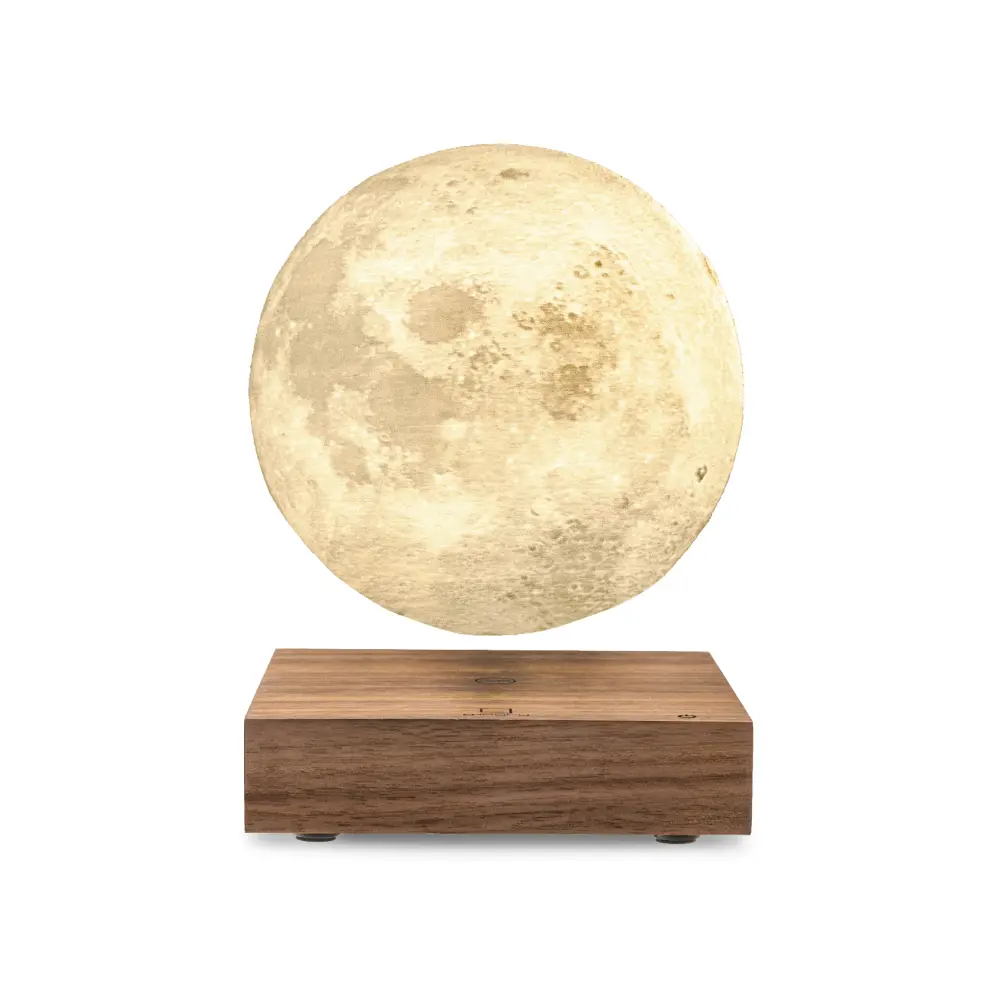 Lampa Smart Moon Natural Walnut Wood - obrazek 5
