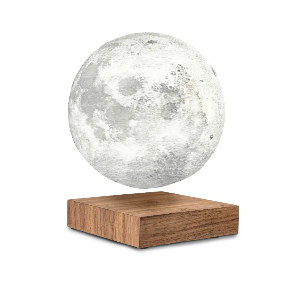 Lampa Smart Moon Natural Walnut Wood