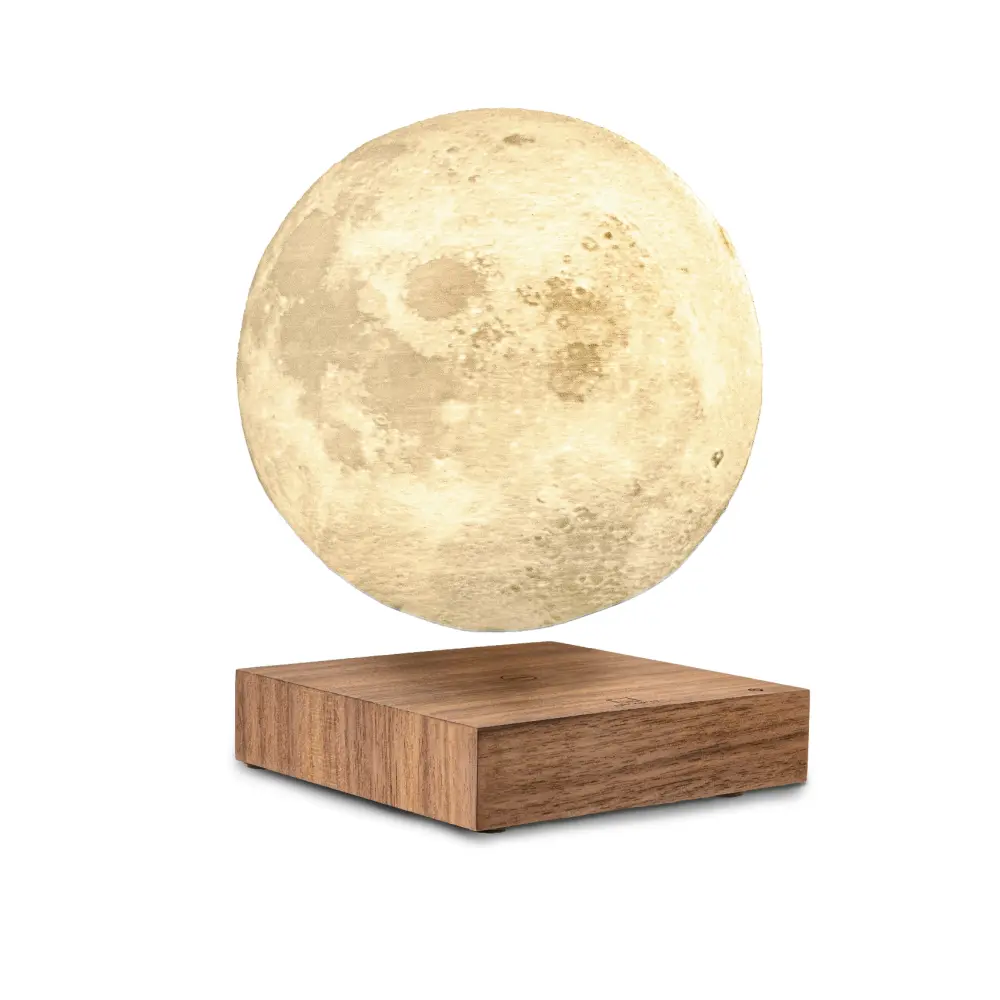 Lampa Smart Moon Natural Walnut Wood - obrazek 7