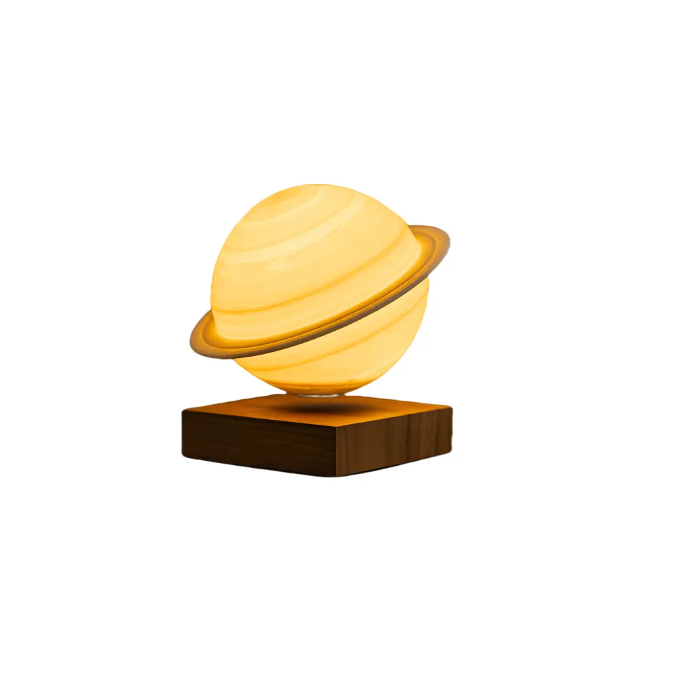 Lampa Smart Saturn Walnut - obrazek 2