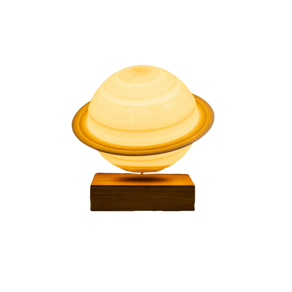 Lampa Smart Saturn Walnut - obrazek 5