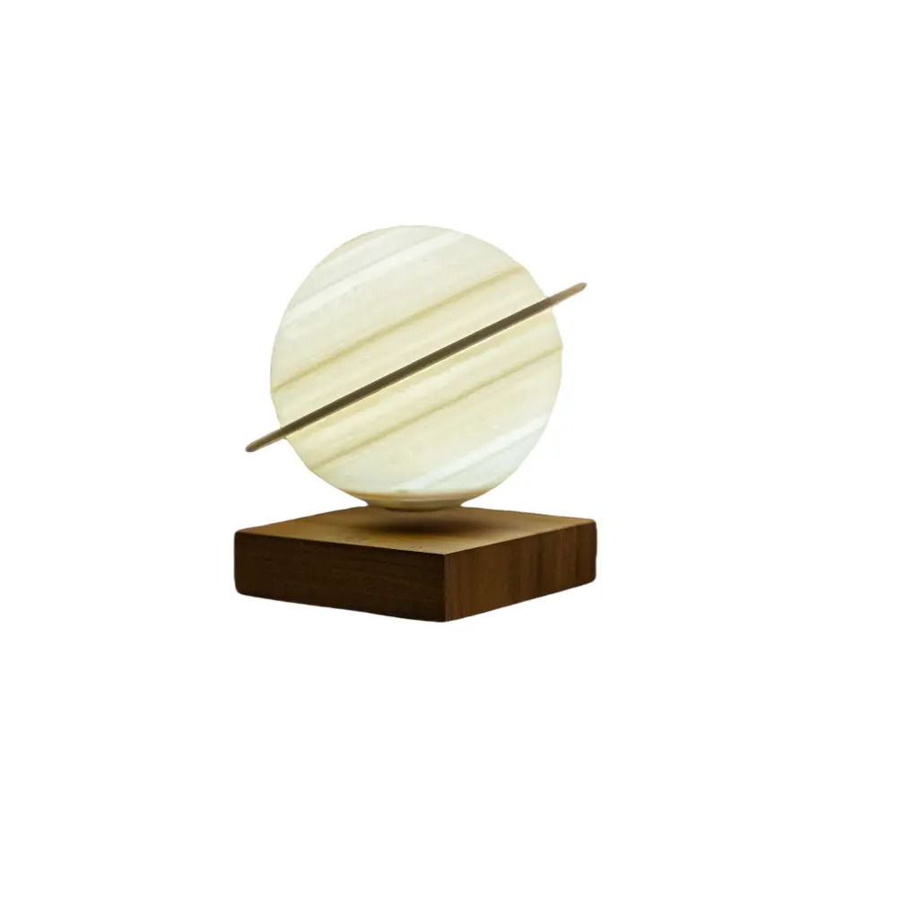 Lampa Smart Saturn Walnut - obrazek 4
