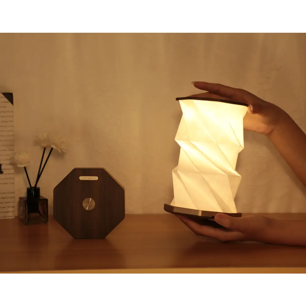 Lampa Twist Hexagon Walnut Design - obrazek 4