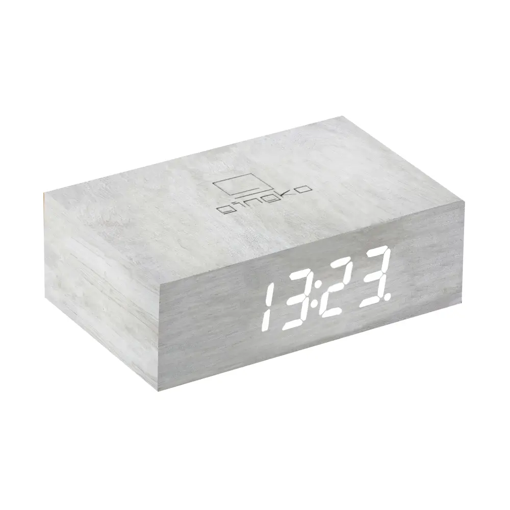 Budzik Flip Cilck Natural White Birch