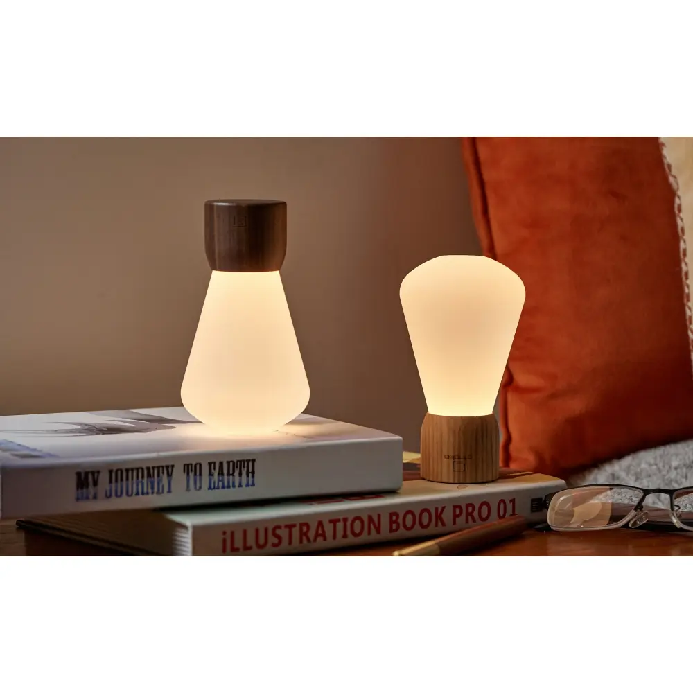 Mini Lampa Żarówka White Ash Wood - obrazek 4