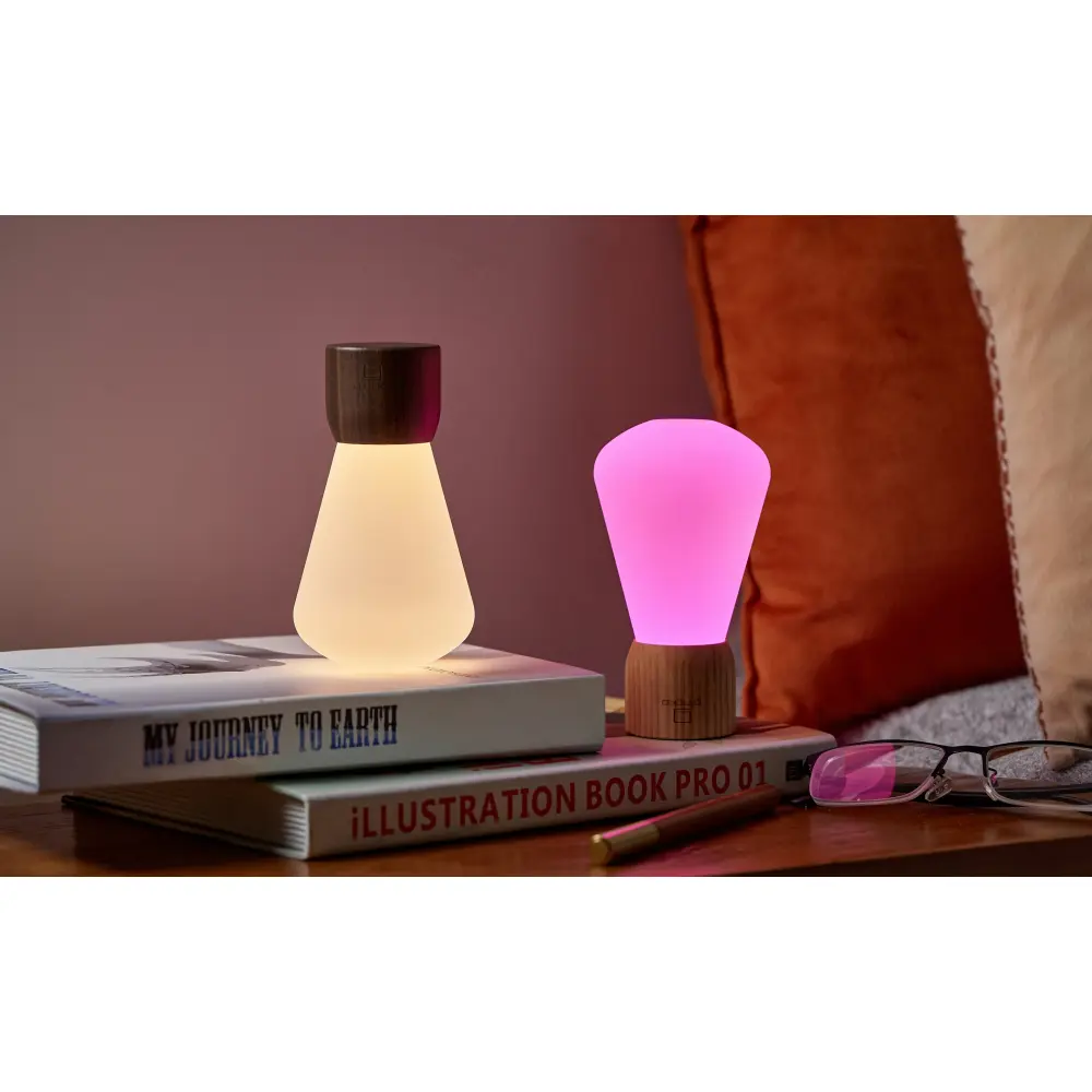 Mini Lampa Żarówka White Ash Wood - obrazek 6