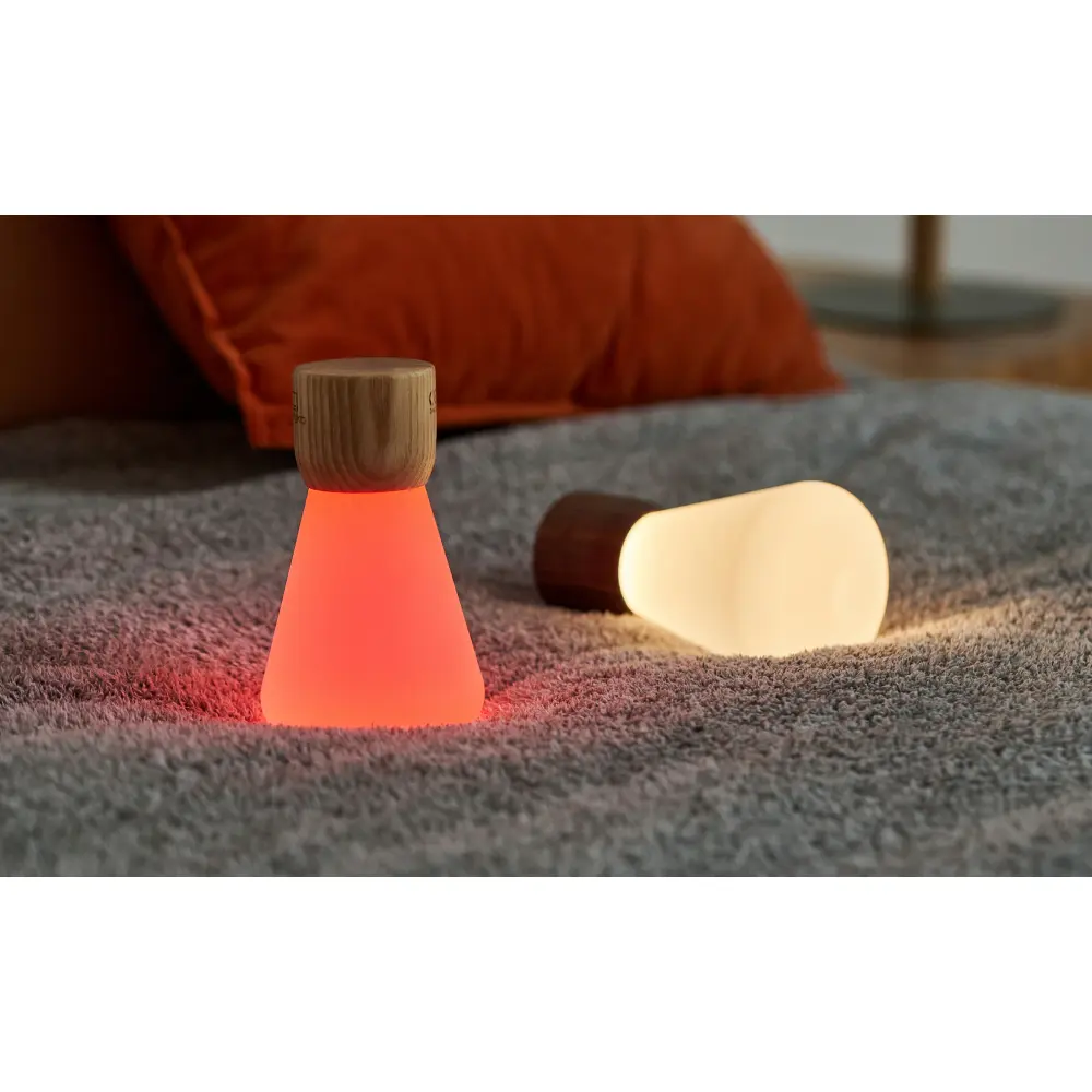 Mini Lampa Żarówka White Ash Wood - obrazek 7