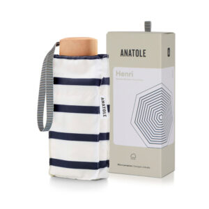 Parasol Compact Stripes Granatowe paski - Thumbnail Image 2