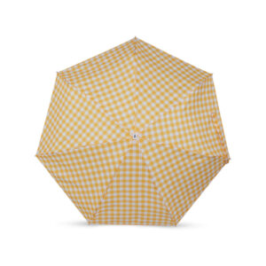 Parasol Compact Tweed & Check Kratka Gingham Żółty - Thumbnail Image 1