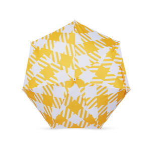 Parasol Compact Tweed & Check Kratka Gingham Oversize żółta - Thumbnail Image 1
