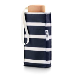 Parasol Compact Stripes Granatowe paski - Thumbnail Image 2