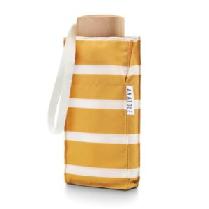Parasol Compact Stripes Żółte paski - Thumbnail Image 2