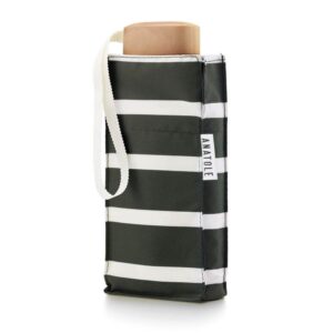 Parasol Compact Stripes Zielone paski - Thumbnail Image 2