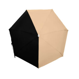 Parasol Compact Two-tone Beżowo-czarny